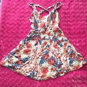 Flower Skater Dress